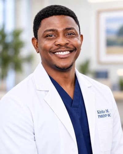 Kizito L. Mbaekwe, board-certified psychiatric–mental health nurse practitioner